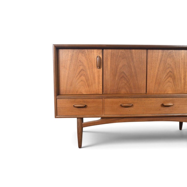 Mid 20th Century Small G Plan "Scandinavian Range" Credenza in Teak For Sale - Image 5 of 8