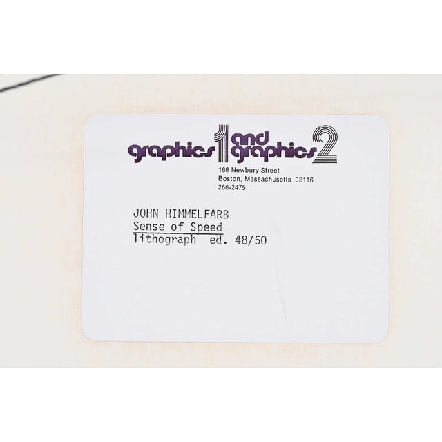 Late 20th Century Late 20th Century John David Himmelfarb (American B. 1946) Lithograph on Paper For Sale - Image 5 of 5