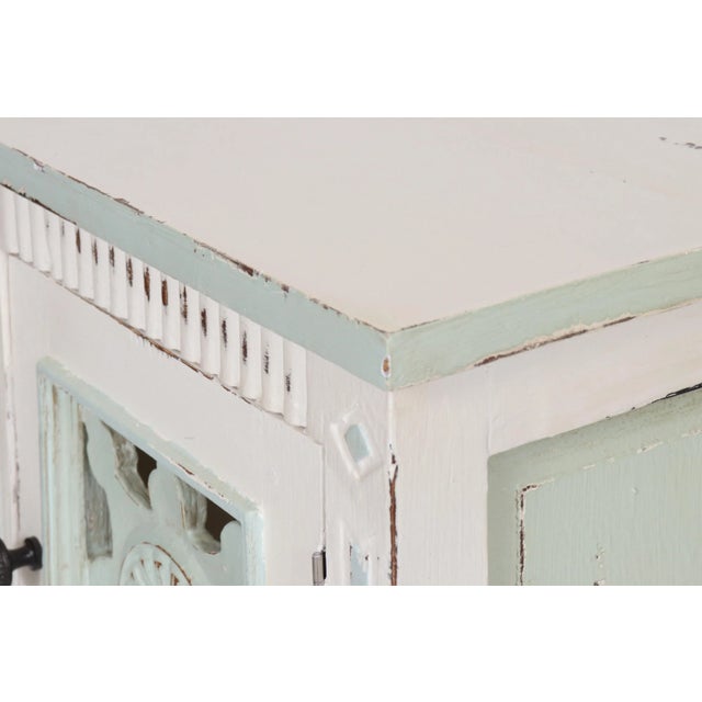 Late 20th Century Shabby Chic Painted Side Table For Sale - Image 5 of 9