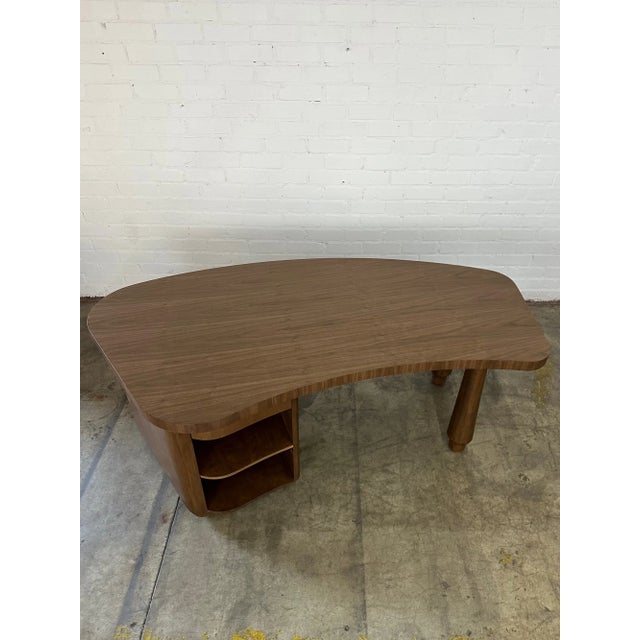 Mid-Century Modern Arvizu Desk in Walnut For Sale - Image 3 of 18