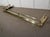 Large 19th century brass Fender This is a plain and attractive brass Fender it has a simple brass base and the brass rail...