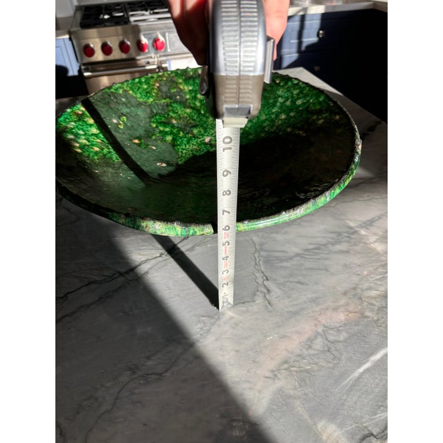 Large French late 19th Century Castelnaudary plateau. Acquired in Palm Springs CA from Stewart Galleries. Weathered and...