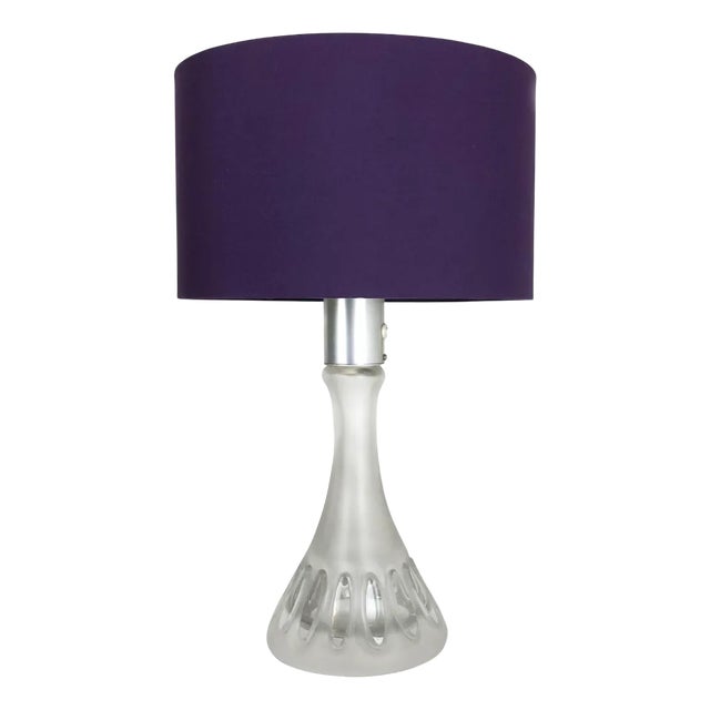 German Metal and Glass Tulip Desk Light from Peill & Putzler, 1970s For Sale