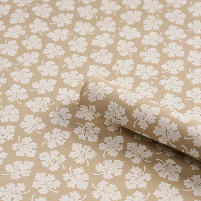 Schumacher Schumacher X Rita Konig Olive Wallpaper In Neutral For Sale - Image 4 of 5