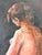 Mid 20th Century Female Nude Oil on Canvas Painting For Sale - Image 9 of 11