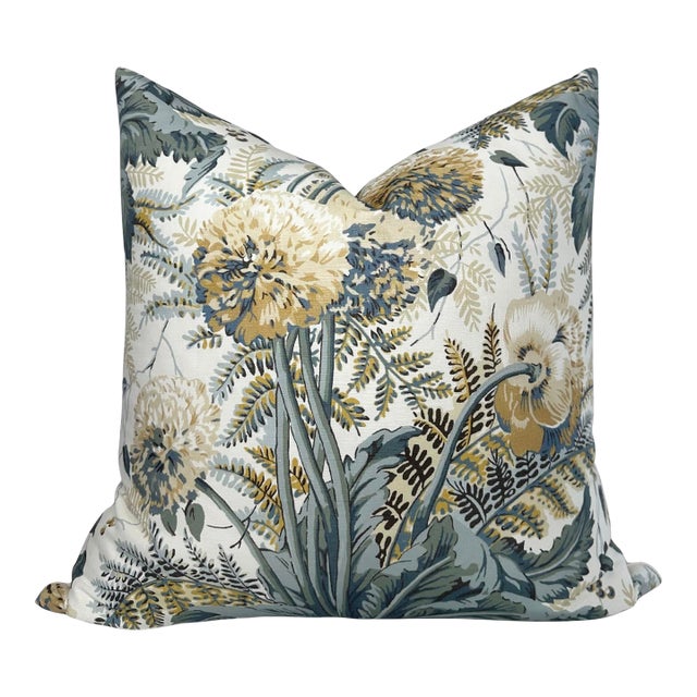 Dahlia Pillow Cover, 22x22 Pillow For Sale