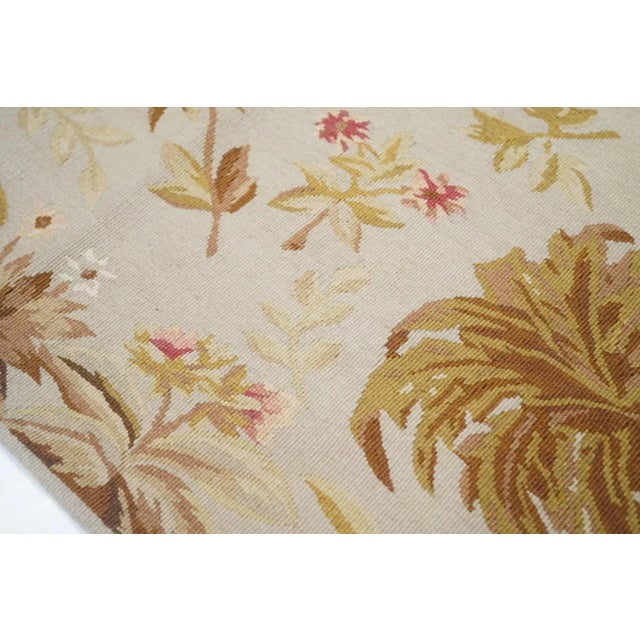 Textile Aubusson Runner 2'5'' X 10' For Sale - Image 7 of 11