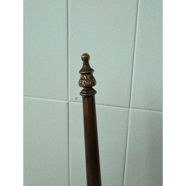 Vintage Chiavari Chair in Brass and Velvet, 1960s For Sale - Image 14 of 17