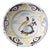 18th Century Dutch Delft Yellow and Manganese Bird Dish For Sale