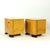 Art Deco Bedside Tables in Root Veneer, Former Czechoslovakia, 1940s, Set of 2 For Sale - Image 10 of 17