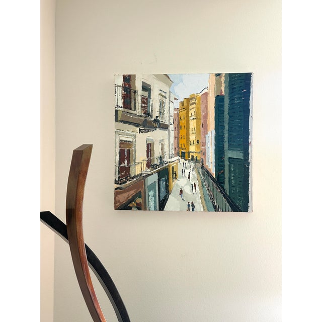 "My Room With a View" Original Modern Oil Painting, by Jennifer Hohlfelder For Sale - Image 10 of 12