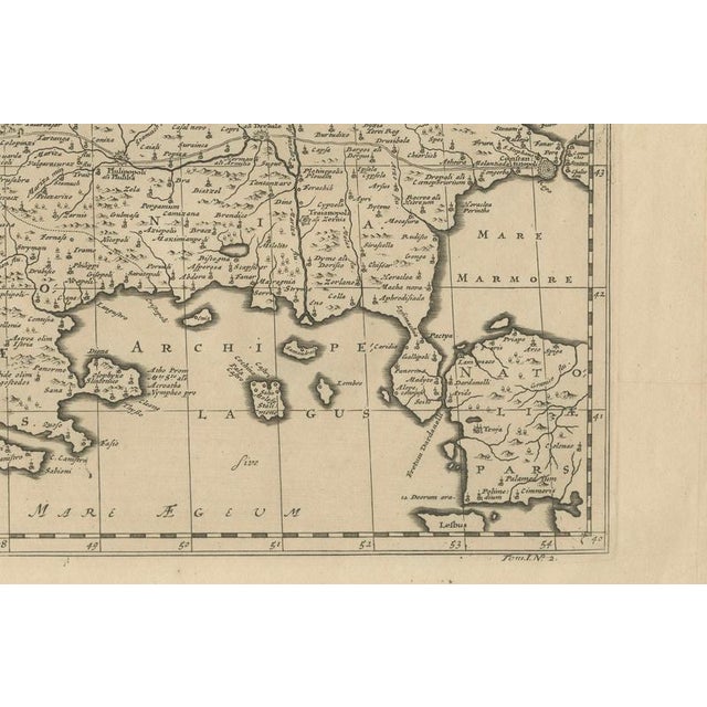 Black Large Map of the Habsburgottoman War by Aeg, 1729 For Sale - Image 8 of 11