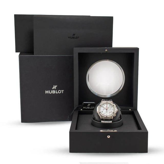 Hublot Big Bang St. Moritz 44 MM 301.se.030.rw.114 Diamond Bezel Steel Watch For Sale - Image 9 of 11