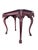 Hand Carved Mahogany Horse side Table with hoofed feet