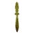 1930s Art Deco Belgian Arlequin Bronze Letter Opener For Sale