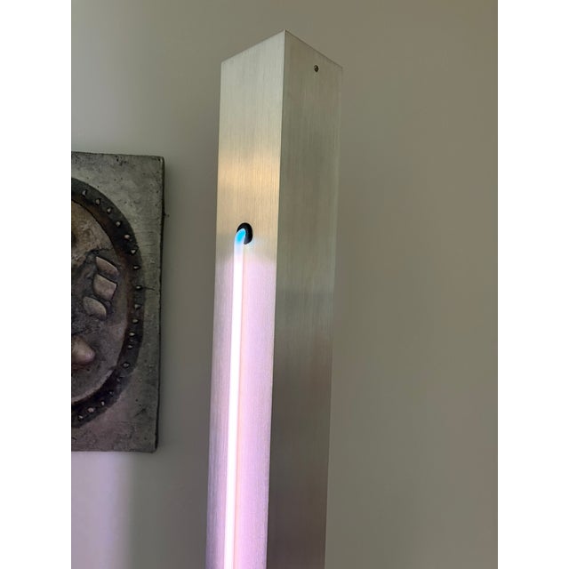 Postmodern Rudi Stern for George Kovacs Neon Floor Lamp For Sale - Image 3 of 6