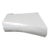 Minimalist White Living Edge Block Coffee Table 17 For Sale