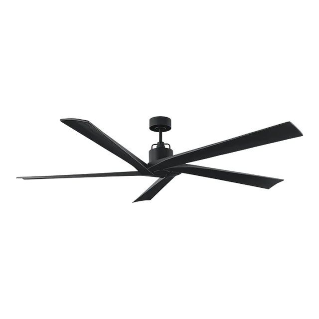 Sean Lavin by Visual Comfort Fan Aspen 70" Ceiling Fan in Midnight Black For Sale