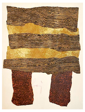 Enrico Baj, Composition, 1963, Lithograph
