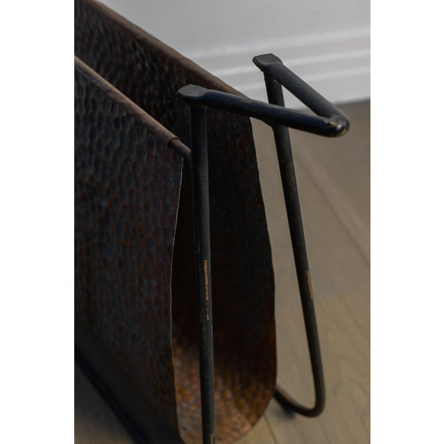 A striking piece of Brazilian modernist design, this magazine rack was designed by Carlo Hauner and Martin Eisler and...