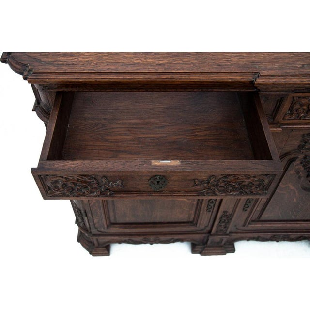 Oak Cabinet, France, 1920s For Sale - Image 9 of 11