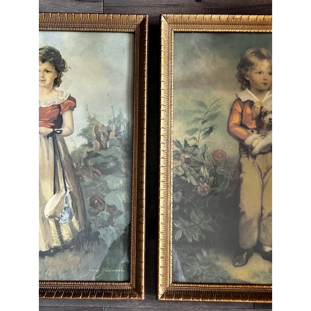 Pair of Vintage Wood Art Frames Gold For Sale In Charlotte - Image 6 of 12
