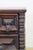 Brown Vintage Oak Geometric Brutalist Jewelry Trinket Keepsake Chest Box 12" For Sale - Image 8 of 17