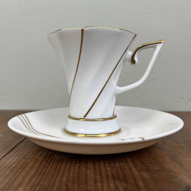 Vintage Tea Cups with Saucers from Keito Japan, 1960s, Set of 10 For Sale - Image 9 of 12
