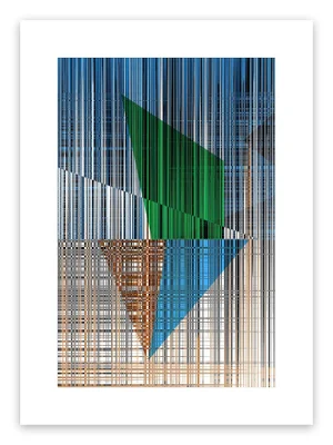 Contemporary Abstract New Media Art Print "Straec #6" Luuk De Haan