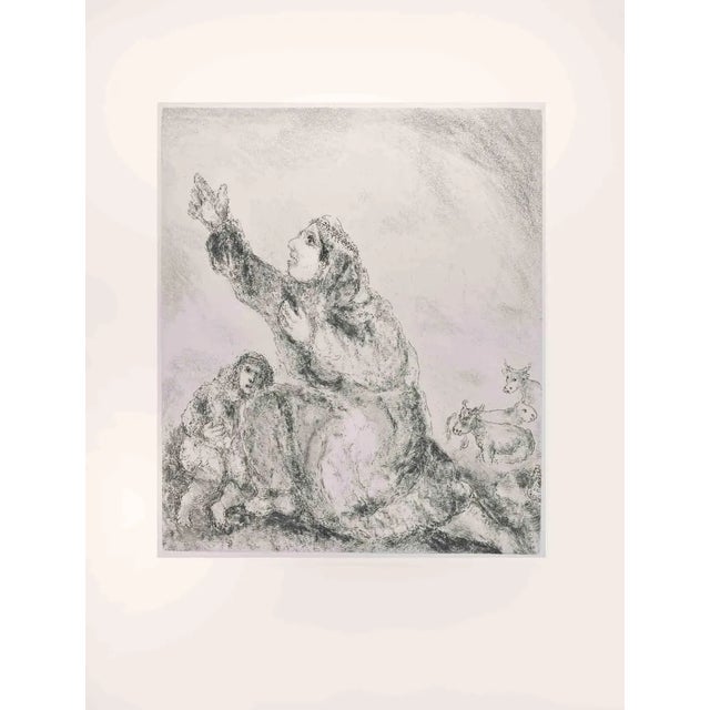 Marc Chagall, Anne Invokes the Lord, Etching, 1956 For Sale