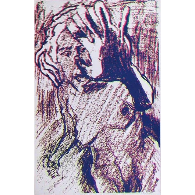 Artist: Lloyd Fertig, American (1943 - 1995) Title: Nude 3 Year: circa 1970 Medium: Silkscreen, pencil-signed lower right...