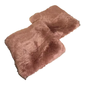 Restoration Hardware Luxe Sheepskin Pillow Covers- Set of 2