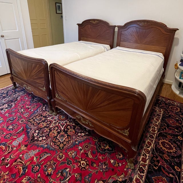 Pair Antique Louis XVI Twin Beds by Sormani Chairish