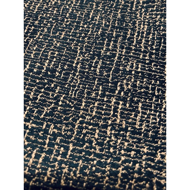 Caracole Caracole Micro Etch - Azul Blue Multipurpose Fabric - 45 Yards For Sale - Image 4 of 5