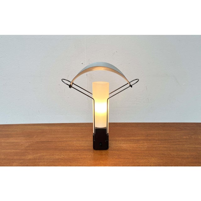 Postmodern Italian Palio Table Lamp by Perry King, S. Miranda for Arteluce, 1980s For Sale - Image 18 of 18