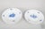 Royal Copenhagen Blue Flower Angular, set of four dinner plates. Set of four dinner plates in hand-painted porcelain from...