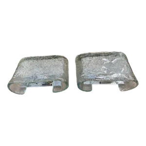 Pair of 1970s Murano Glass Sconces by Carlo Nason for Mazzega