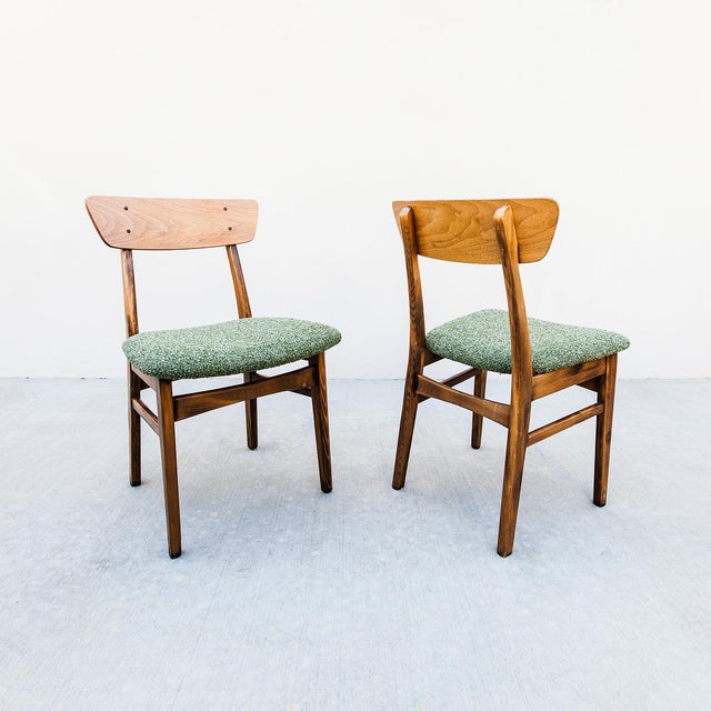 1970s Restored Japanese Mid Century Modern Dining Chairs For Sale - Image 9 of 12