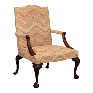 Hickory Chair Co. Chippendale Style Mahogany Armchair For Sale