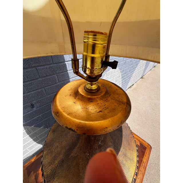 Vintage Brutalist Style Ceramic Table Lamp, Attributed to Bitossi For Sale - Image 11 of 17