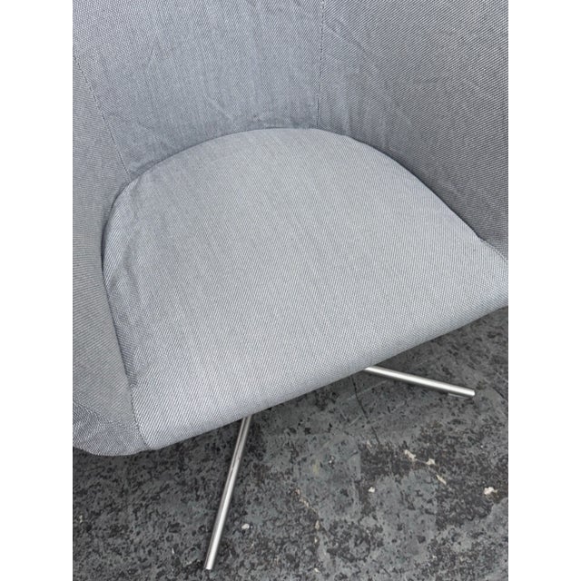 Light Gray Piero Lissoni for Living Divani Mini Jelly Swivel Chairs, a Pair For Sale - Image 8 of 12