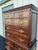 Davis Cabinet Company 1980s Davis Cabinet Co Queen Anne Cherry Flat Top Highboy Chest of Drawers For Sale - Image 4 of 12