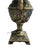 Vintage Rose Petal Tiffany Style Table Lamp With Brass Base For Sale - Image 15 of 16