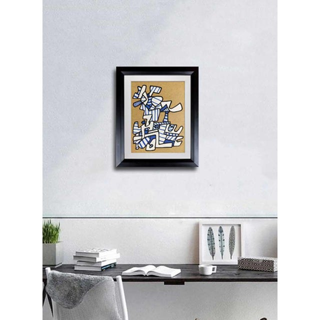 Limited Edition JEAN Dubuffet Lithograph. Size: 16.4 x 21.4cm. Frame Size: 16 1/2 x 18 1/2in. This is a Limited Edition...