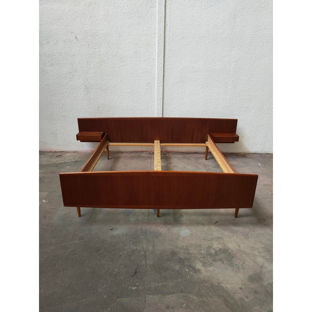 Mid-Century Modern Swedish Teak Bed, 1970 For Sale - Image 10 of 13