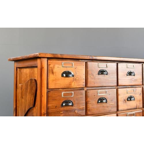 Gold Ironmongers Shop Counter Drawers, 1910s For Sale - Image 8 of 9