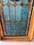 Blue 19th Century Victorian Stained Glass Dome Top Window Panel For Sale - Image 8 of 12