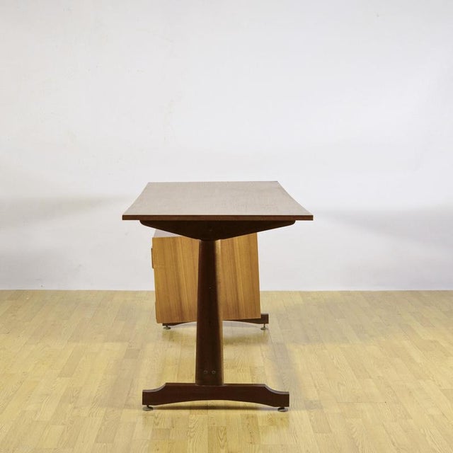 Nordic Teak Desk with Drawers, 1970s For Sale - Image 3 of 18