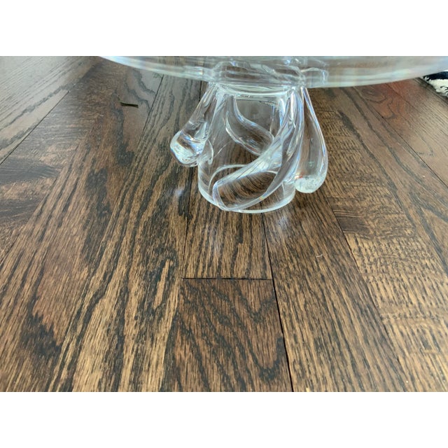 1950s Mid Century Steuben Footed Centerpiece Bowl For Sale - Image 5 of 8