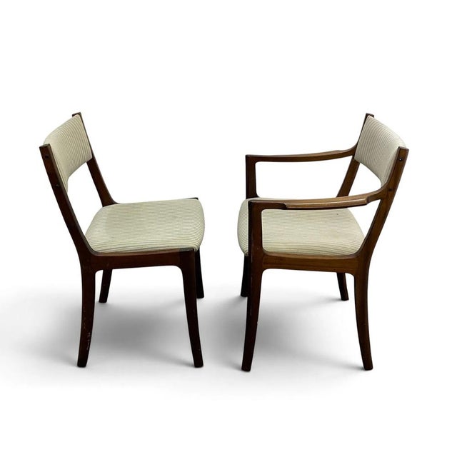 Set 6 Danish Modern Dining Chairs For Sale - Image 4 of 9